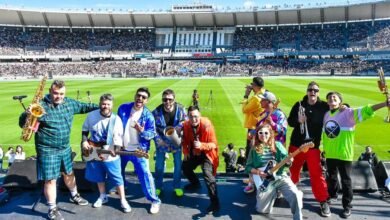 Familias celebrando el Día de las Infancias en el Estadio Mario Alberto Kempes