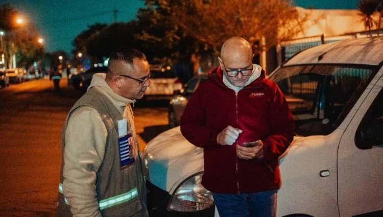 Imagen de un estacionamiento controlado en Córdoba