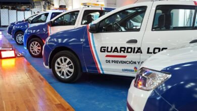 Secretario José Gualdoni durante la apertura del diplomado de Guardias Locales en Malvinas Argentinas