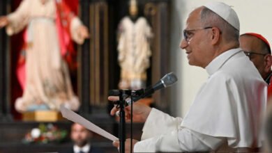 Imagen del Papa León XIV sonriendo