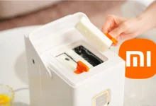 Máquina de helados Xiaomi en acción, produciendo deliciosos helados caseros