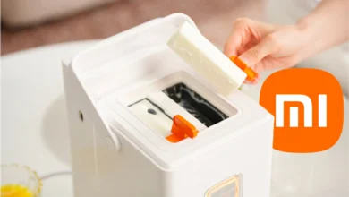 Máquina de helados Xiaomi en acción, produciendo deliciosos helados caseros