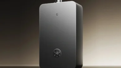 Calentador de agua Xiaomi Mijia Pro instalado en una cocina moderna