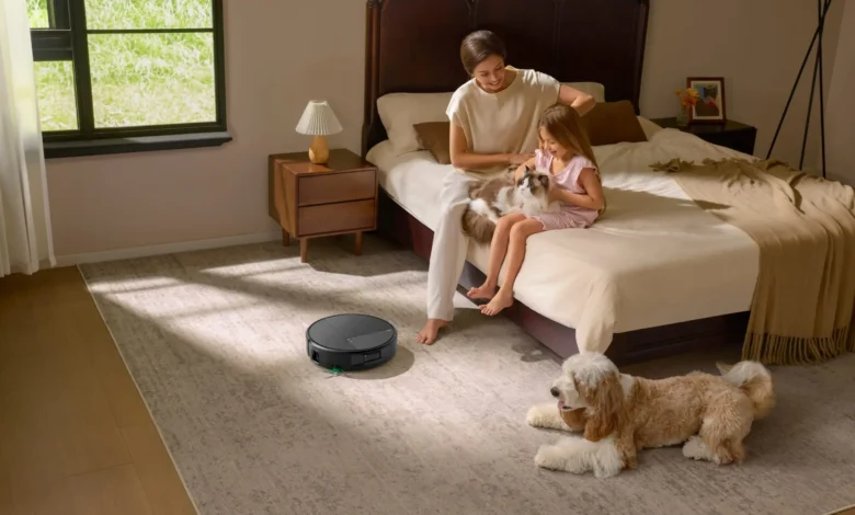 Robot Roomba Max 875 Combo con AutoWash Dock, mostrando su diseño compacto y potente succión