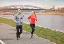 Correr lentamente por el Parque Sarmiento en Córdoba