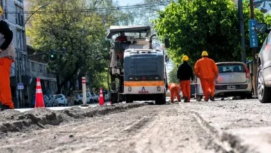 Obra de rehabilitación de la avenida Vélez Sarsfield en el centro de Córdoba