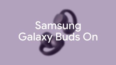 Diseño filtrado de los Galaxy Buds On, auriculares tipo clip de Samsung