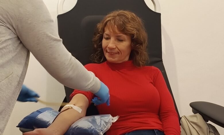 Cartel de la campaña de donación de sangre en Córdoba, septiembre 2026