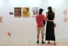 Instalación artística en la feria MAC 2026 en el Espacio UNMOL, Córdoba