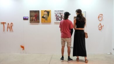 Instalación artística en la feria MAC 2026 en el Espacio UNMOL, Córdoba