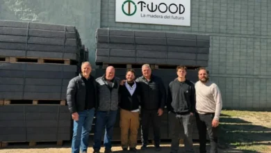 Planta de Circularis en Monte Cristo, Córdoba, donde se fabrican durmientes de plástico reciclado
