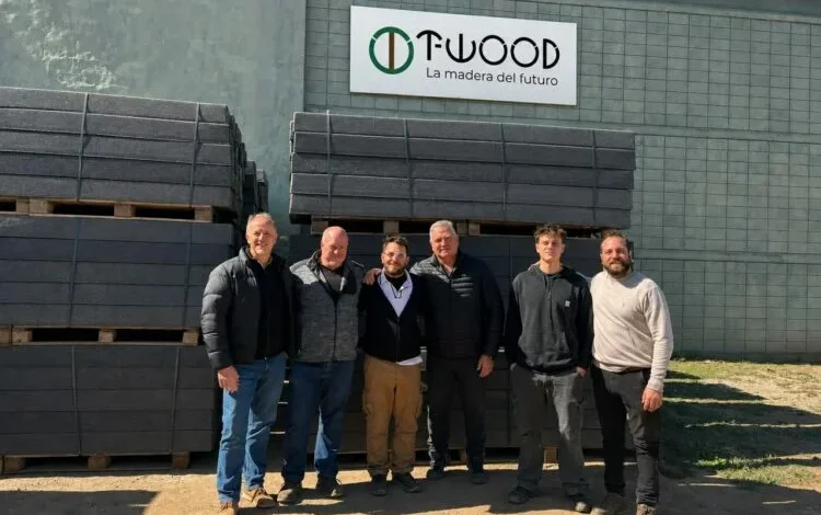 Planta de Circularis en Monte Cristo, Córdoba, donde se fabrican durmientes de plástico reciclado