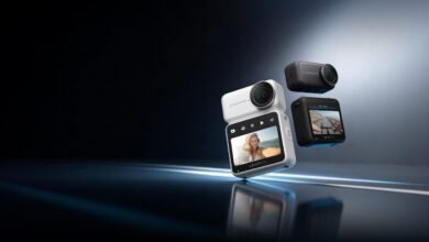 Dreame LEAPTIC Cube en color blanco, cámara 8K portátil de 55,9 g
