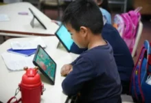 Niños y docentes cordobeses participando en la Olimpiada de Matemática Matific LATAM