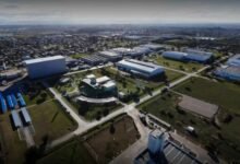 Stand de Expo Parques Industriales Córdoba 2026 en Infinito Arena