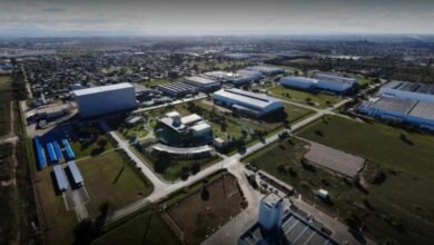 Stand de Expo Parques Industriales Córdoba 2026 en Infinito Arena