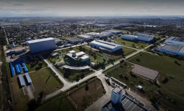 Stand de Expo Parques Industriales Córdoba 2026 en Infinito Arena