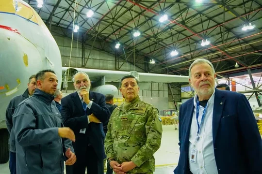 Fábrica Argentina de Aviones FAdeA en la planta de Córdoba
