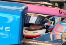 Franco Colapinto en el GP de Azerbaiyán 2024 tras colisión