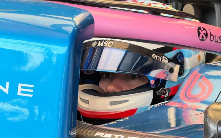 Franco Colapinto en el GP de Azerbaiyán 2024 tras colisión