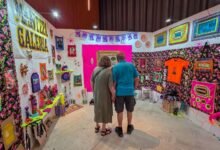 Escena del Mercado de Arte Contemporáneo 2026 en el Espacio UNMOL, Córdoba