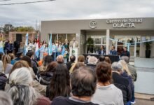 Inauguración del Centro de Salud Ana María Delfino en Olaeta