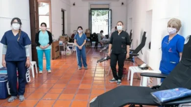 Colecta de sangre en el Cabildo Histórico de Córdoba durante el Mes de Concientización del Cáncer Infantil