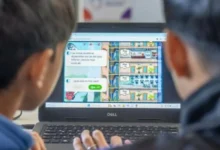 Alumnos de una escuela cordobesa trabajando con la plataforma Matific en tablets