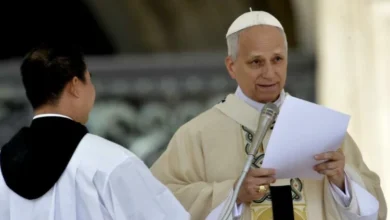 Papa León XIV durante su visita a Argentina, con la multitud en Buenos Aires