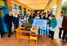 Computadoras reacondicionadas entregadas por Fundación Macro, Equidad y OCASA a instituciones argentinas