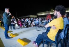 Vista panorámica del Espacio Unmol con obras de arte contemporáneo durante la apertura del MAC 2026