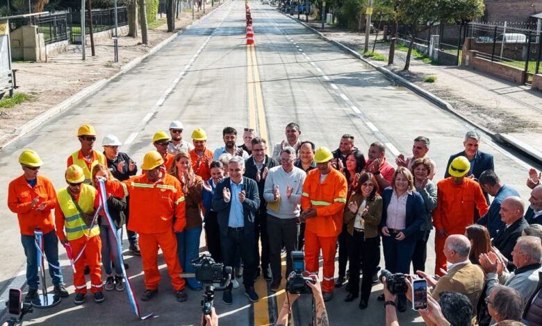 Primer tramo de la avenida Bodereau con nueva calzada y drenaje