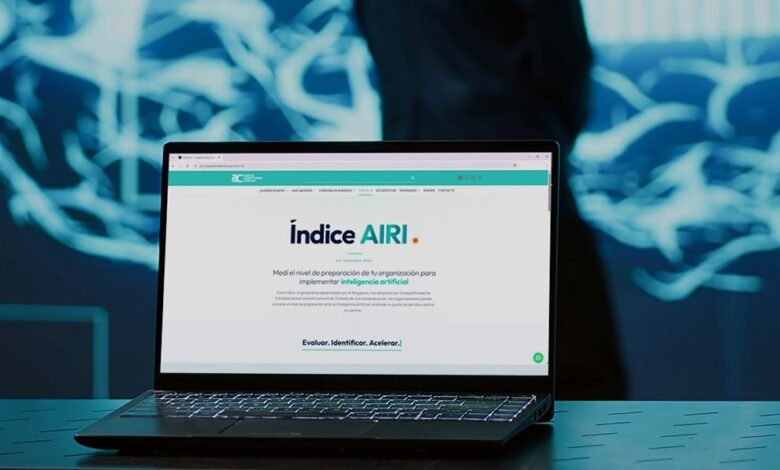 Captura del Portal IA de Competitividad Córdoba mostrando el autodiagnóstico AIRI