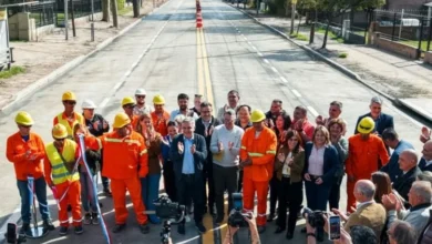 Obra terminada de la avenida Enrique Bodereau en Villa Allende, con nueva calzada y sistema de drenaje