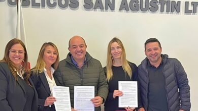 Obra de línea de media tensión en San Agustín, Córdoba