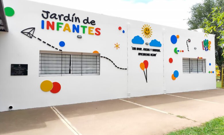 Obras de infraestructura en el Jardín de Infantes Almirante Guillermo Brown, Villa del Dique