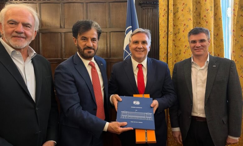 Gobernador Llaryora y el presidente de la FIA en el Congreso Americano de la FIA 2026