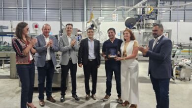 Inauguración de la red interna de gas natural en el Parque Industrial CECIS, Río Cuarto