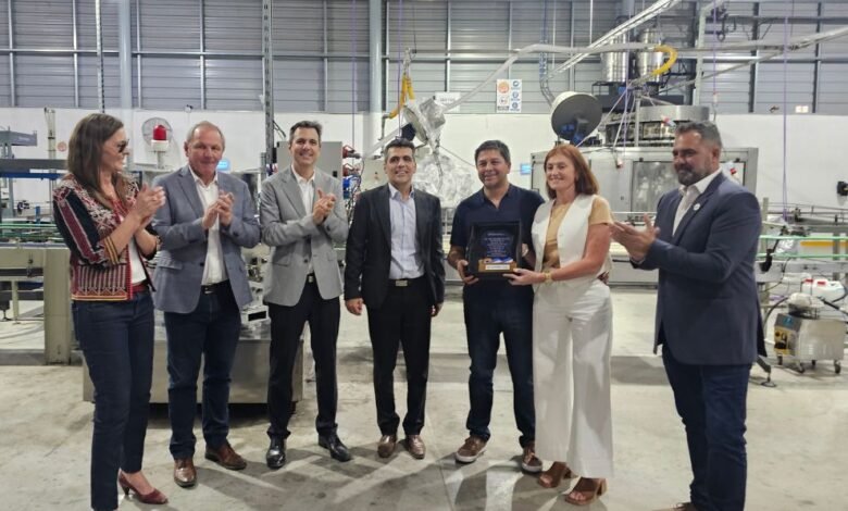 Inauguración de la red interna de gas natural en el Parque Industrial CECIS, Río Cuarto