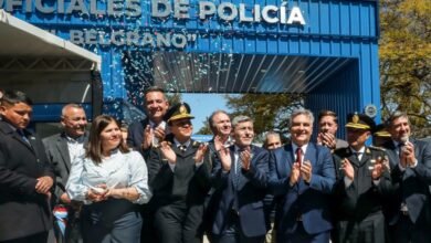Inauguración de la nueva sede de la Escuela de Suboficiales de Policía en el barrio San Vicente, Córdoba
