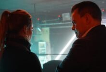 Escena del rodaje de la serie Visceral en Casa Babylon, Córdoba