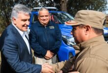 Inauguración de la nueva base de la Patrulla Rural en Las Isletillas, Córdoba