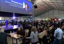 Imagen de la Expo Parques Industriales Córdoba en Infinito Arena con stands y visitantes