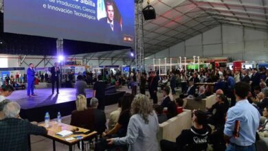 Imagen de la Expo Parques Industriales Córdoba en Infinito Arena con stands y visitantes