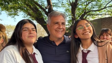 Gobernador Martín Llaryora en visita a Simbolar, Capilla de Sitón y Candelaria Sud