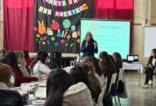Docentes cordobeses participando en taller de comprensión lectora y matemáticas en Villa María de Río Seco