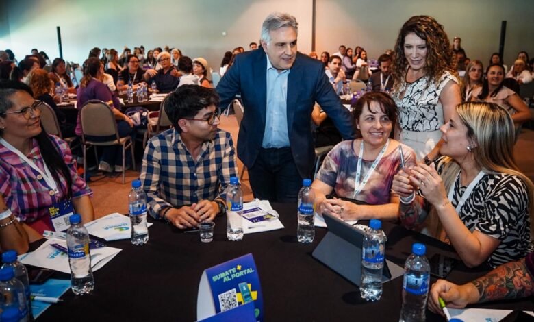 Gobernador Martín Llaryora en el evento Emprende+ 2026