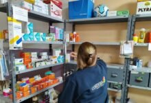 Inspección del Ministerio de Bioagroindustria en un comercio de productos veterinarios en Río Tercero
