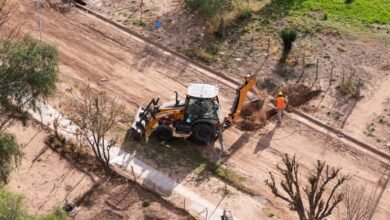 Obra de ampliación de la red de agua en Quilino y Villa Quilino