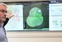 Mapa de la red de estaciones del Observatorio Hidrometeorológico de Córdoba